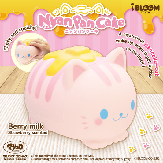 iBloom Squishy Nyan Pancake Berry Milk Kawaii Soft Scented Slow Rising Stress Relief