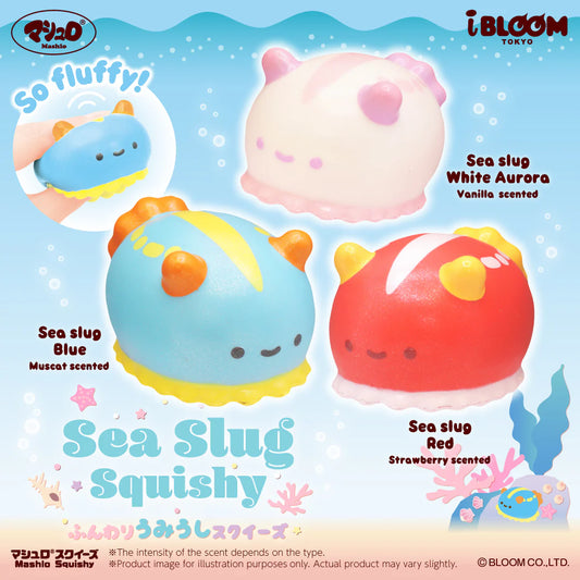iBloom Squishy Sea Slug Squishy Kawaii Soft Scented Slow Rising Stress Relief
