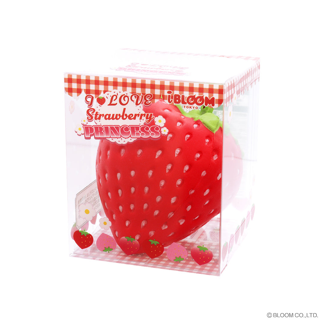 iBloom Squishy I Love Strawberry Princess Red Kawaii Soft Scented Slow Rising Stress Relief