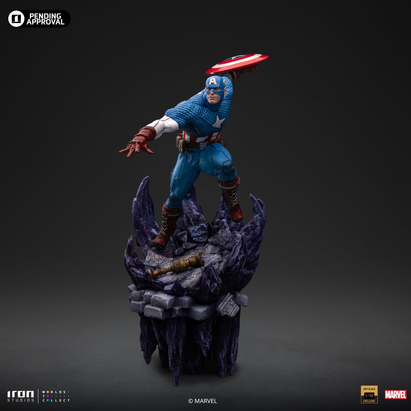 Iron Studios Marvel Captain America Deluxe Art Scale 1/10 Statue