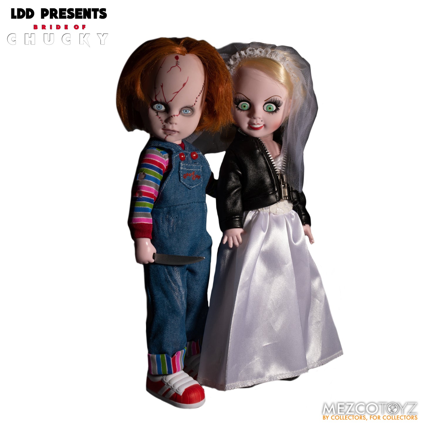 Living Dead Dolls Chucky and Tiffany Bride of Chucky LDD Figure Set