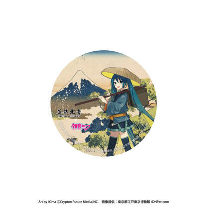 Piapro Characters Hatsune Miku x Katsushika Hokusai Collaboration Can Badge  Anime Merch