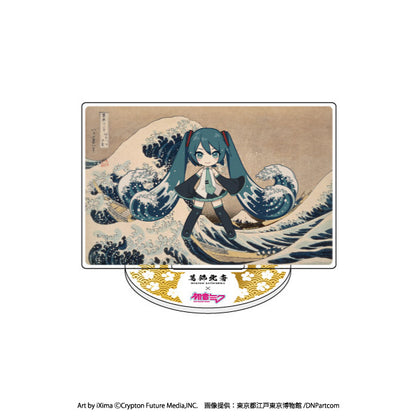 Piapro Characters Hatsune Miku x Katsushika Hokusai Collab Acrylic Stand Anime Merch