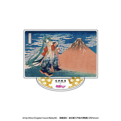 Piapro Characters Hatsune Miku x Katsushika Hokusai Collab Acrylic Stand Anime Merch
