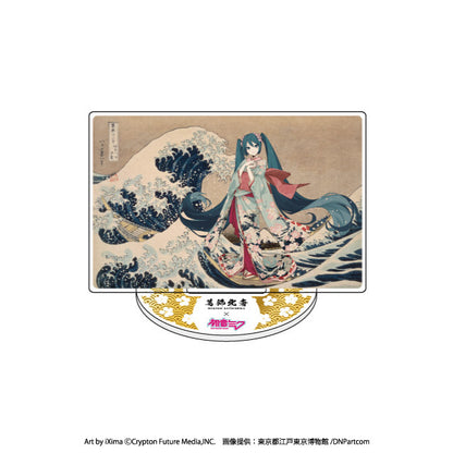 Piapro Characters Hatsune Miku x Katsushika Hokusai Collab Acrylic Stand Anime Merch