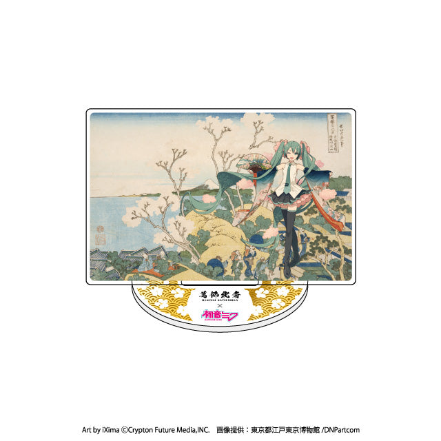 Piapro Characters Hatsune Miku x Katsushika Hokusai Collab Acrylic Stand Anime Merch