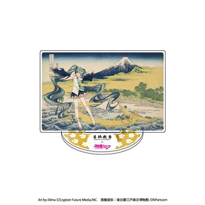 Piapro Characters Hatsune Miku x Katsushika Hokusai Collab Acrylic Stand Anime Merch