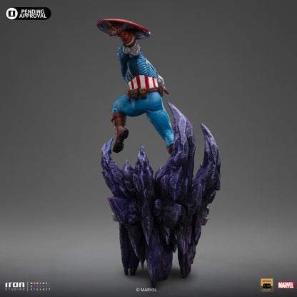 Iron Studios Marvel Captain America Deluxe Art Scale 1/10 Statue
