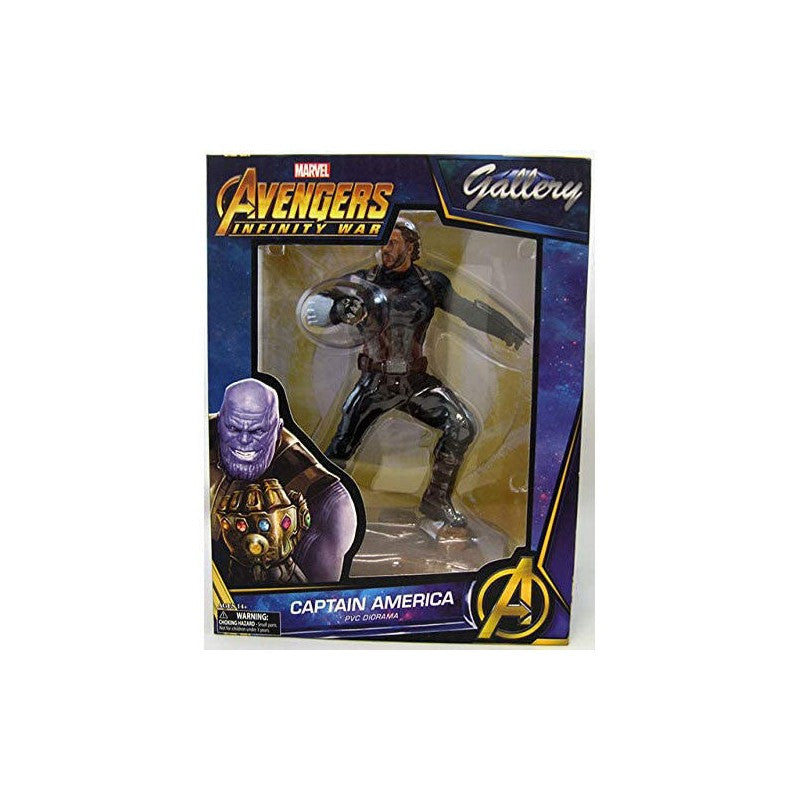 Diamond Select Toys Marvel Captain America Avengers 3 Gallery PVC Statue