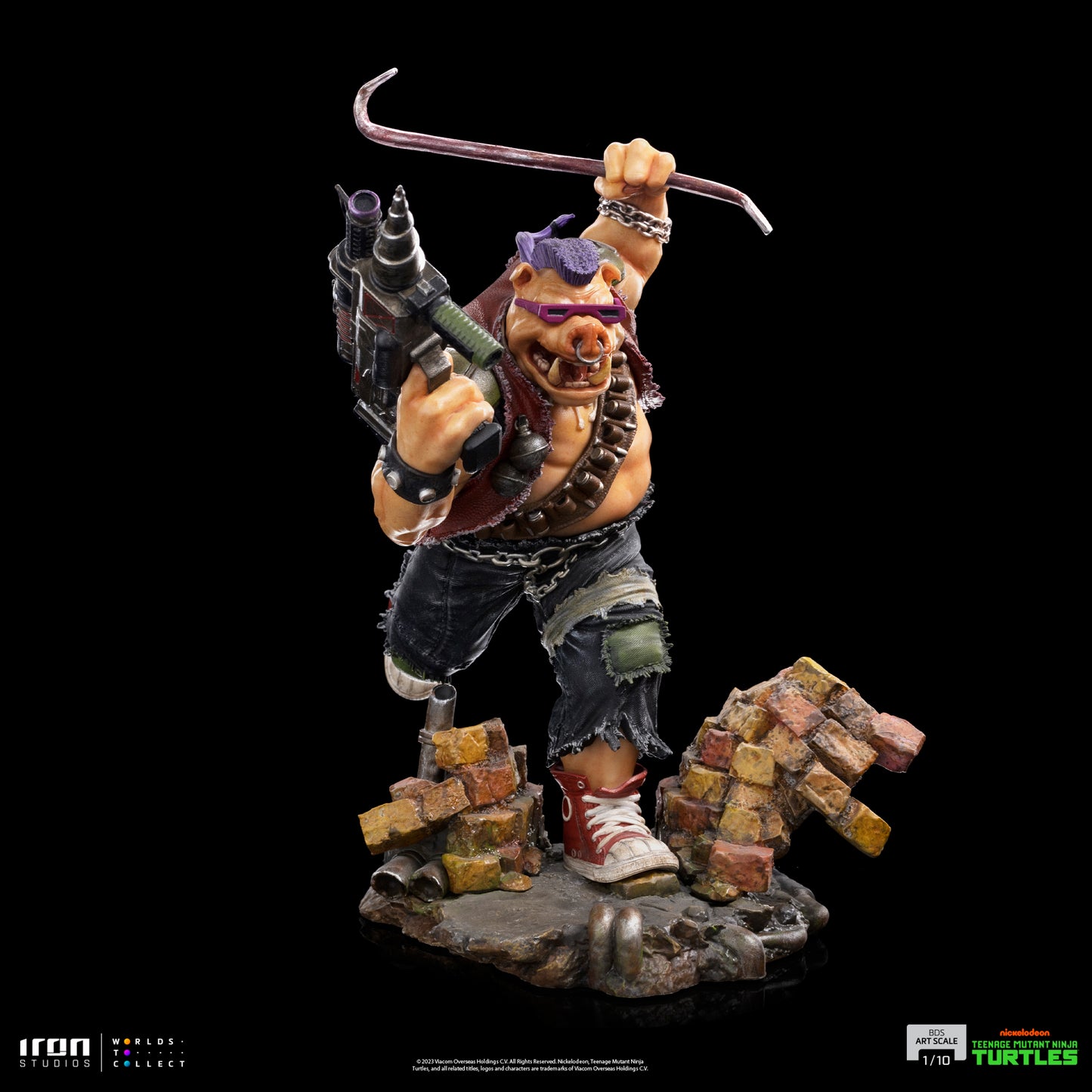 Iron Studios Teenage Mutant Ninja Turtles Bebop BDS Art Scale 1/10 Statue