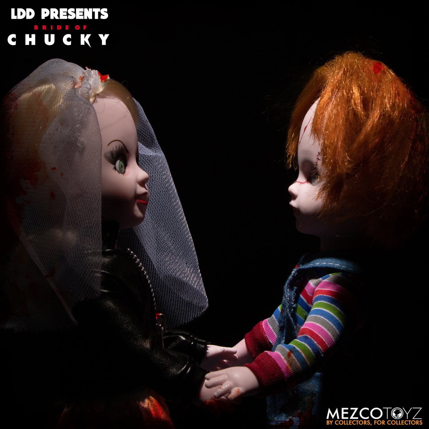 Living Dead Dolls Chucky and Tiffany Bride of Chucky LDD Figure Set