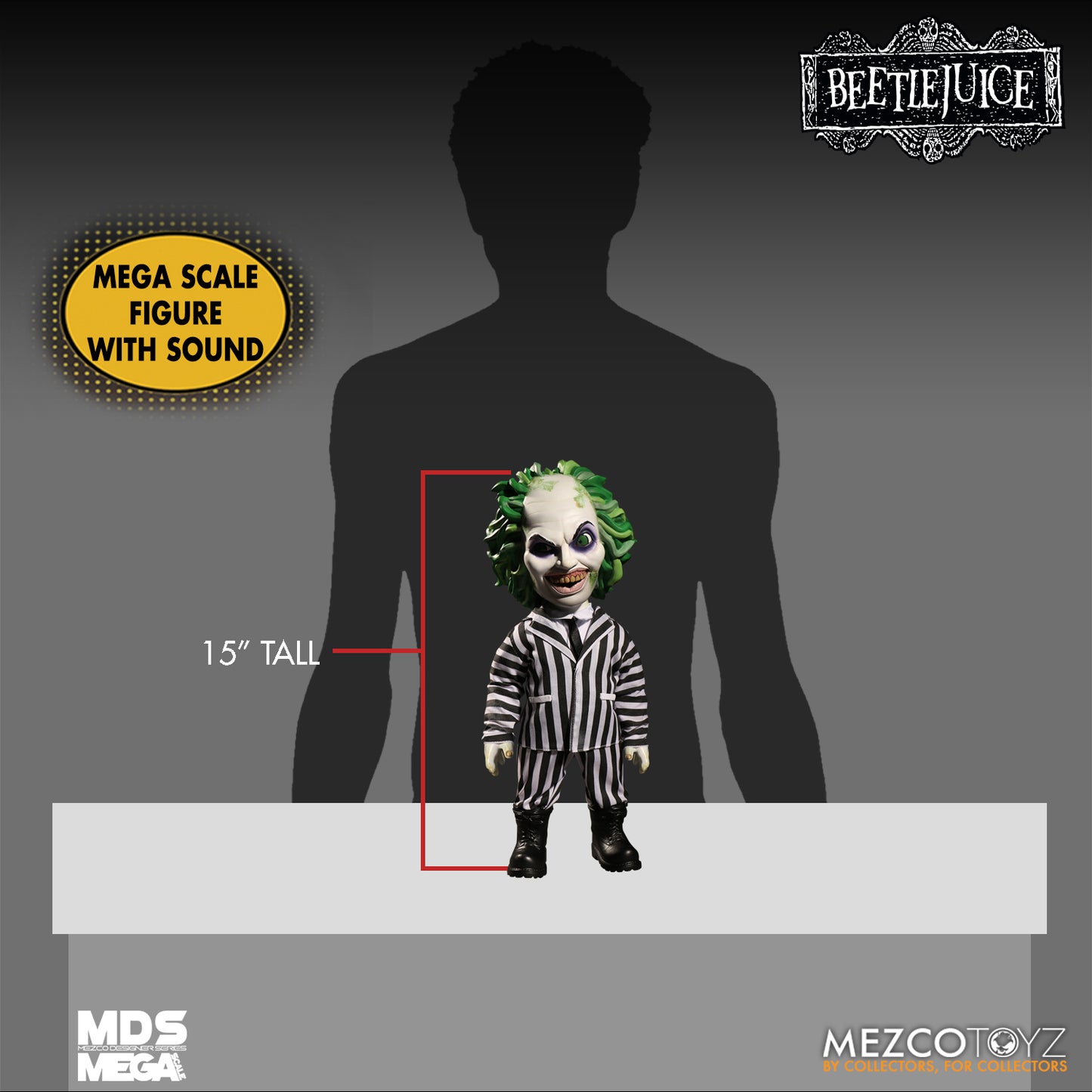 Beetlejuice MDS Mega Scale Talking Figure