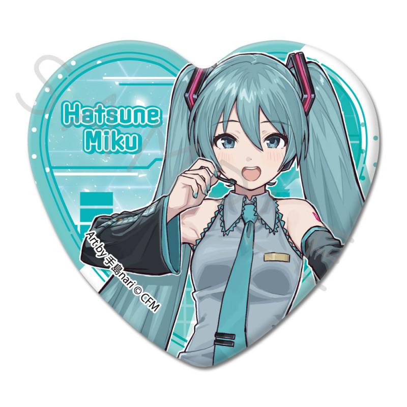 Hatsune Miku & Piapro Characters Heart Shape Can Badge Blind Box Vocaloid Anime Merch