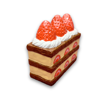 iBloom Squishy Mille-feuille aux fraises Coffee Kawaii Soft Scented Slow Rising Stress Relief