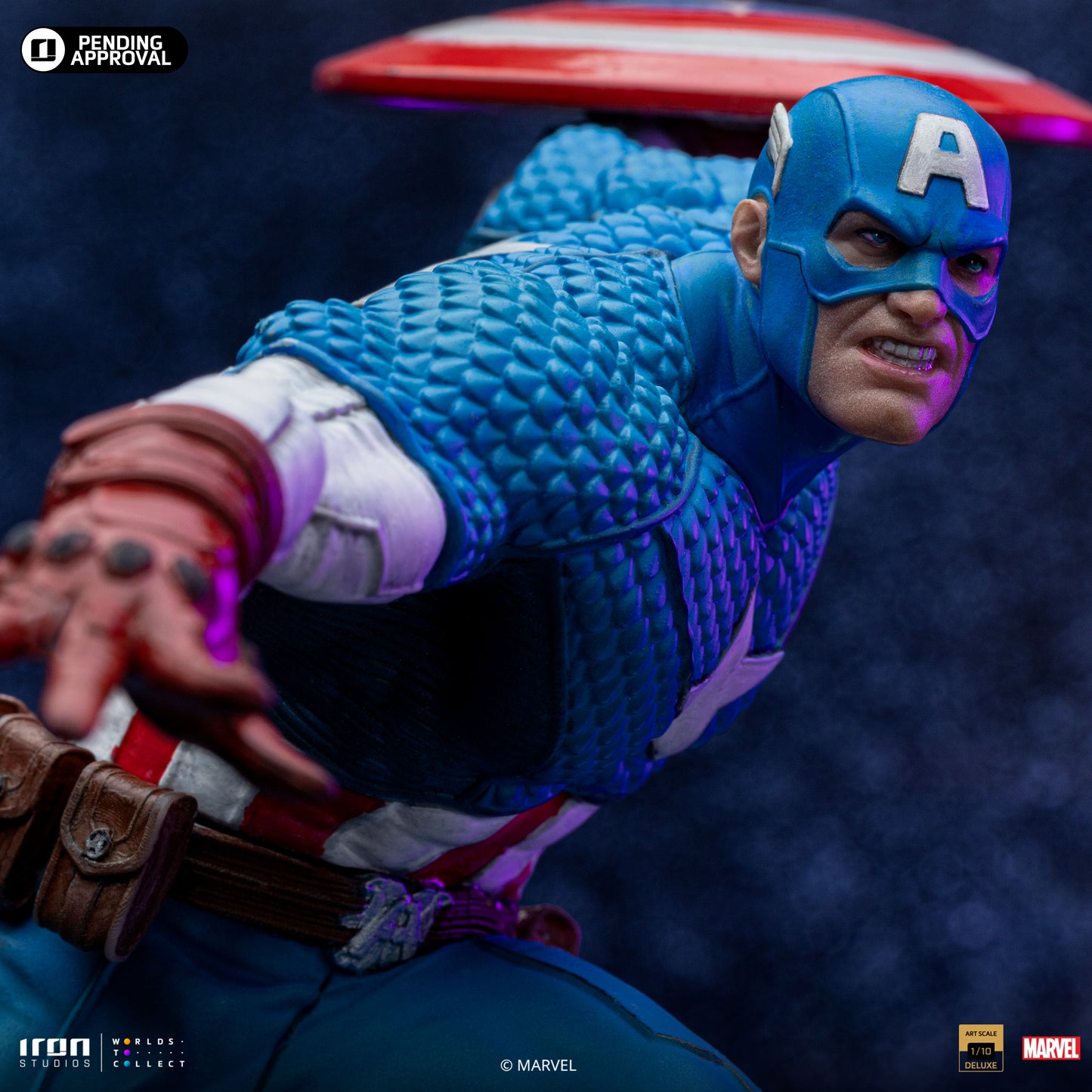 Iron Studios Marvel Captain America Deluxe Art Scale 1/10 Statue