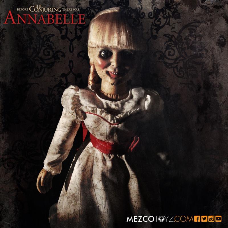 Mezco The Conjuring Universe Annabelle Prop Replica Figure