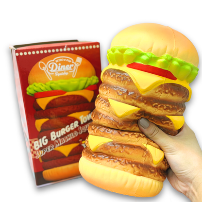 iBloom Squishy Big Burger Tower Kawaii Soft Scented Slow Rising Stress Relief
