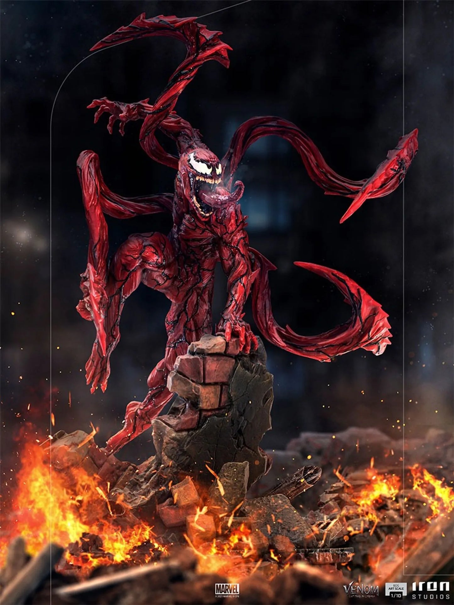 Iron Studios Marvel Comics Carnage BDS Art Scale 1/10 Statue