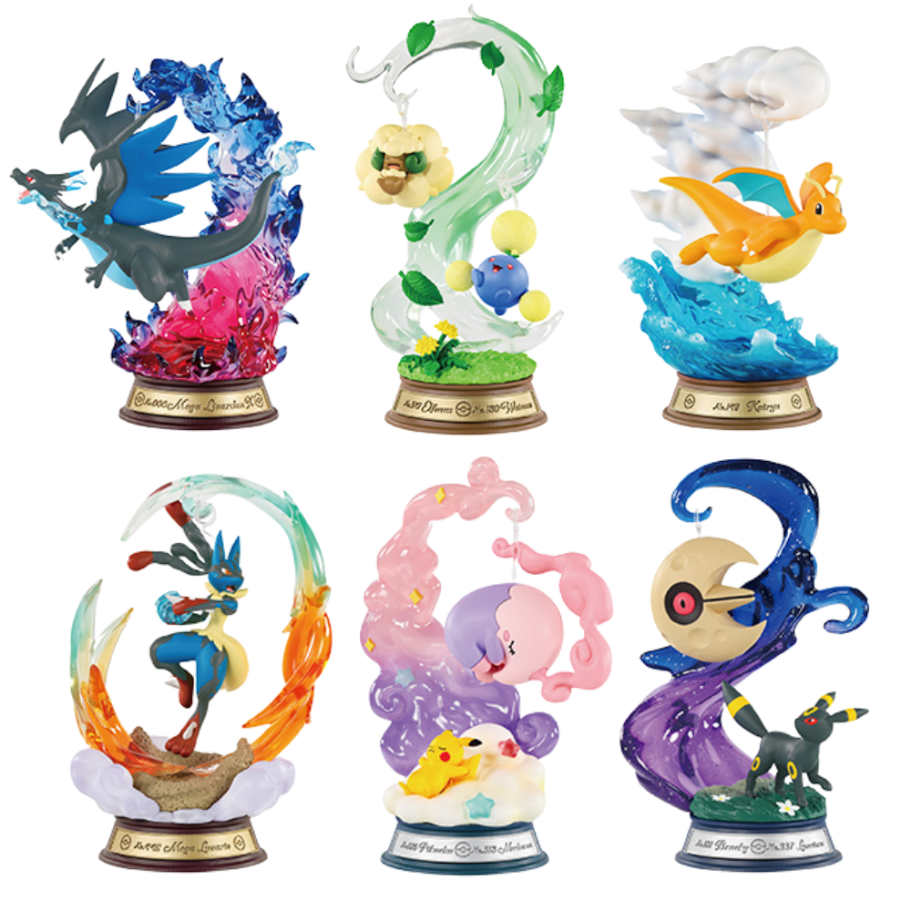 Re-Ment Pokémon Swing Vignette Collection 4 Mini Figure Blind Box