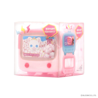 iBloom Squishy Retro & Pop Television Squishy Harajuku Peach Pool Peach Scent Kawaii Soft Scented Slow Rising Stress Relief
