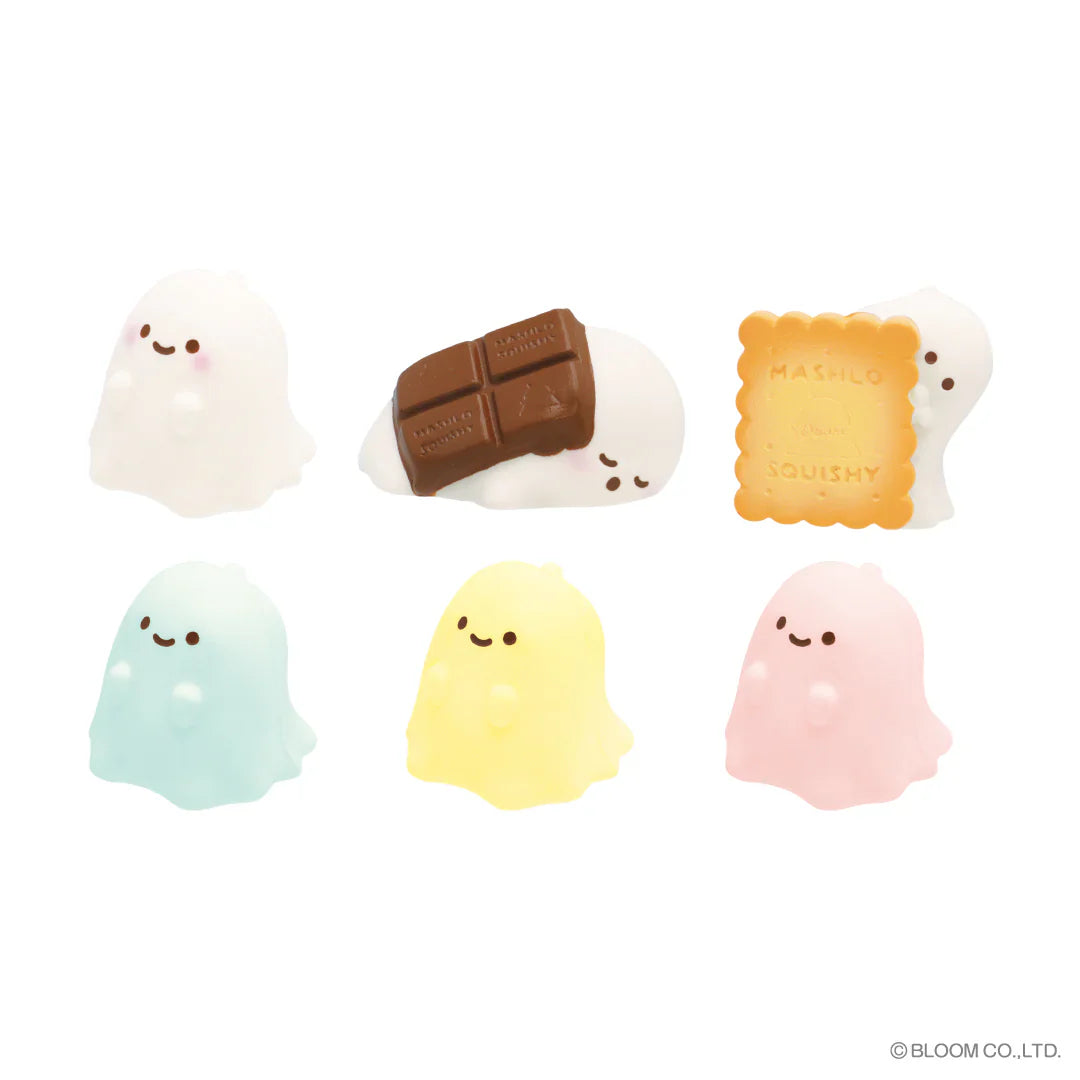 iBloom Squishy Marshmallow Ghost Surprise Egg Blind Box Kawaii Soft Scented Slow Rising Stress Relief