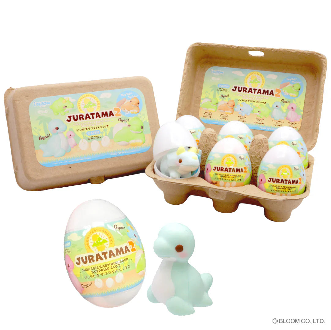 iBloom Squishy JURATAMA2 Jurassic Baby Dinosaur Surprise Egg Blind Box Kawaii Soft Scented Slow Rising Stress Relief