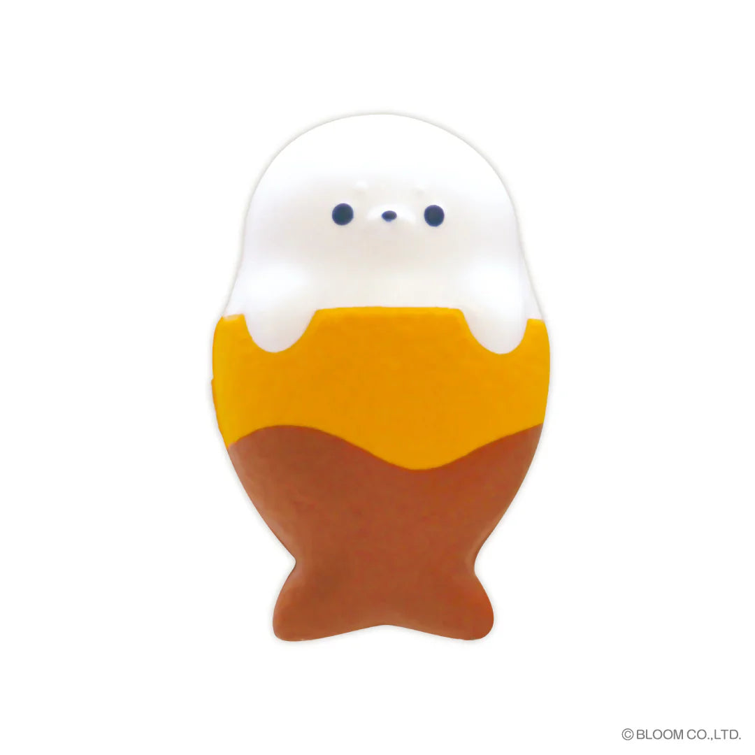 iBloom Squishy ★Capsule Toys★ Freshly Fried Baby Seal Kawaii Soft Scented Slow Rising Stress Relief