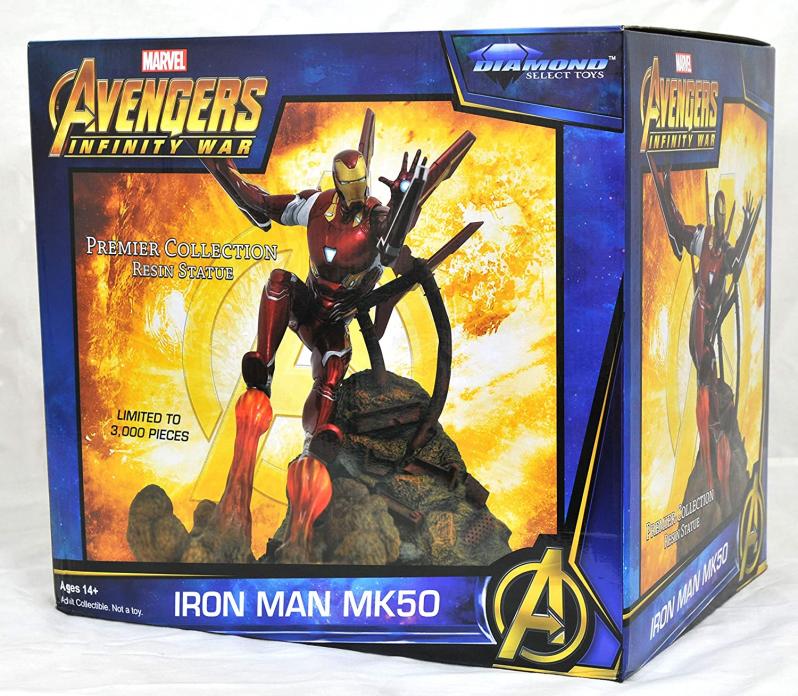 Diamond Select Toys Marvel Iron Man MK50 Avengers 3 Premier Collection Statue