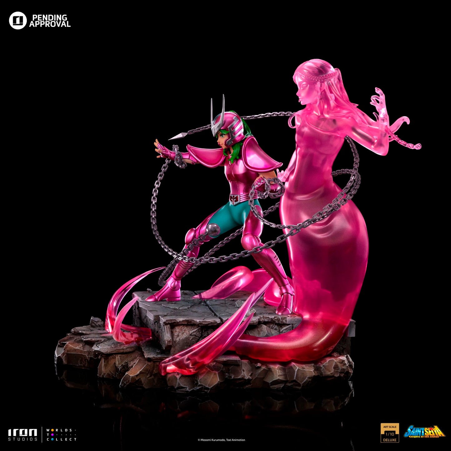 Iron Studios Saint Seiya Andromeda Shun Deluxe Art Scale 1/10 Statue
