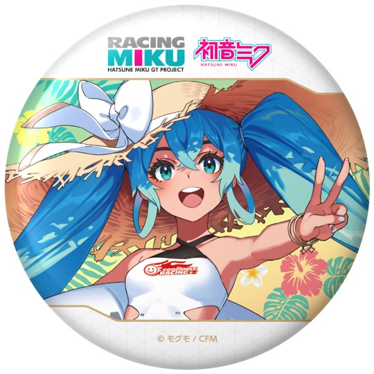 Hatsune Miku GT Project Racing Miku 2024 Ver. Vol. 1 Trading Large Can Badge Single Blind Box Vocaloid Anime Merch