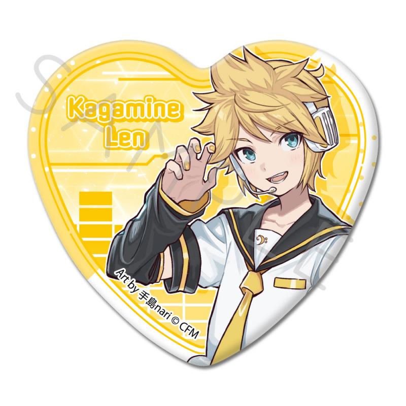 Hatsune Miku & Piapro Characters Heart Shape Can Badge Blind Box Vocaloid Anime Merch