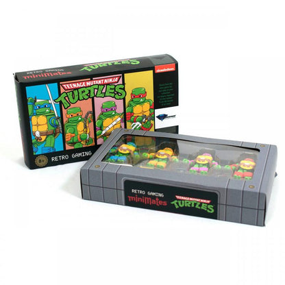 Diamond Select Toys Teenage Mutant Ninja Turtles Block Man Set SDCC 2024 Limited Retro Gaming Edition 4-Player Activatable Dolls