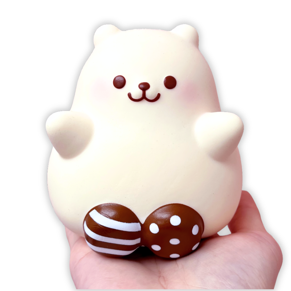 iBloom Squishy Marshmallow Bear Marmo Kawaii Soft Scented Slow Rising Stress Relief LIMITED EDITION🐻