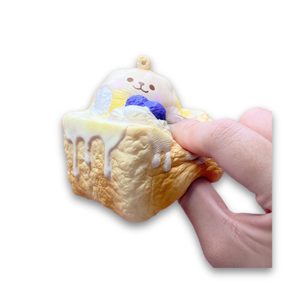 iBloom Squishy Melty Honey Toast Kawaii Soft Scented Slow Rising Stress Relief