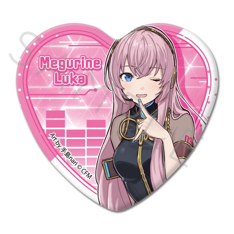 Hatsune Miku & Piapro Characters Heart Shape Can Badge Blind Box Vocaloid Anime Merch