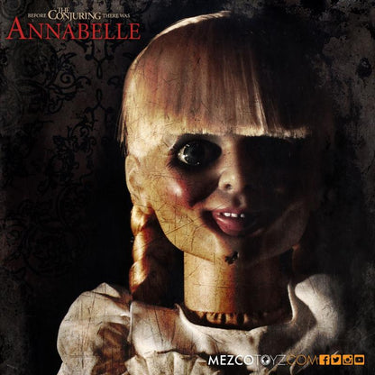 Mezco The Conjuring Universe Annabelle Prop Replica Figure