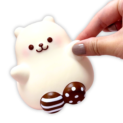 iBloom Squishy Marshmallow Bear Marmo Kawaii Soft Scented Slow Rising Stress Relief LIMITED EDITION🐻