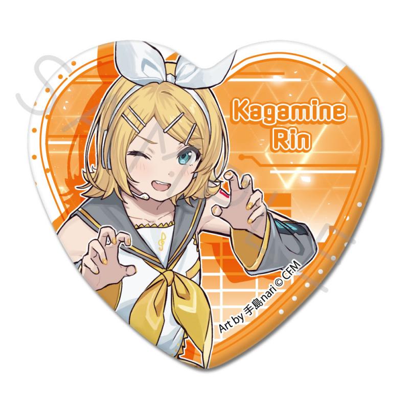 Hatsune Miku & Piapro Characters Heart Shape Can Badge Blind Box Vocaloid Anime Merch