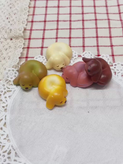 iBloom Squishy ★Capsule Toys★ Bagel Dog Kawaii Soft Scented Slow Rising Stress Relief