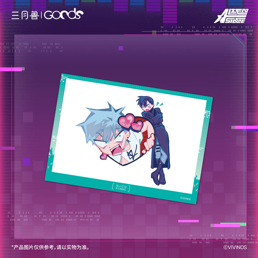 ALIEN STAGE DLC Fruity Heart Till & Ivan Fine Art Print Anime Merch