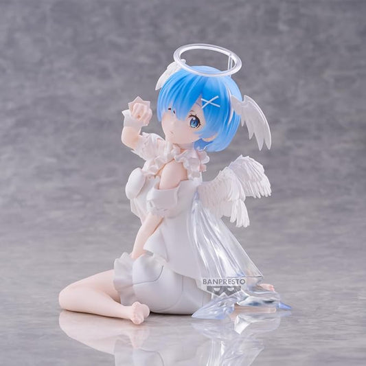 Banpresto Re:Zero − Starting Life in Another World Rem (Sweet Angel Ver.) Relax Time Anime Figure