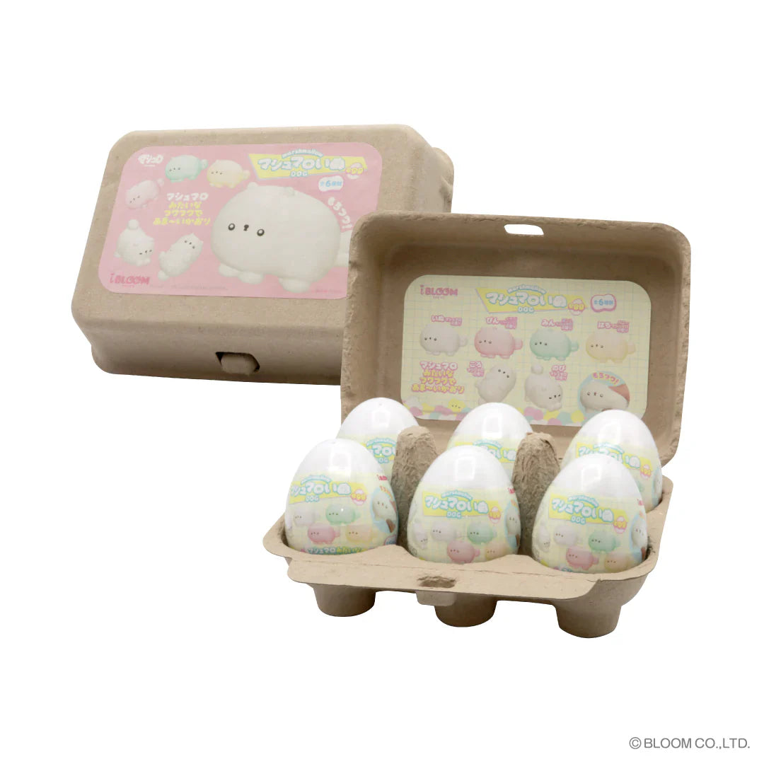 iBloom Squishy Marshmallow Dog Egg Blind Box Kawaii Soft Scented Slow Rising Stress Relief