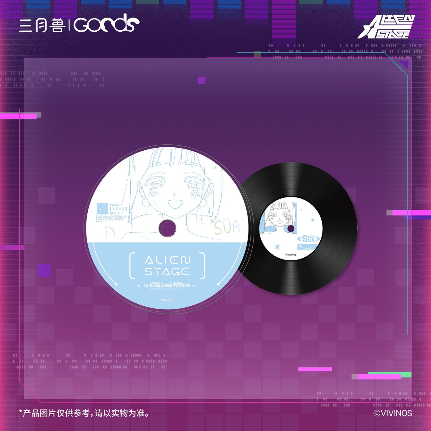 ALIEN STAGE DLC Tragedy On the Stage Character Coaster Set Anime Merch