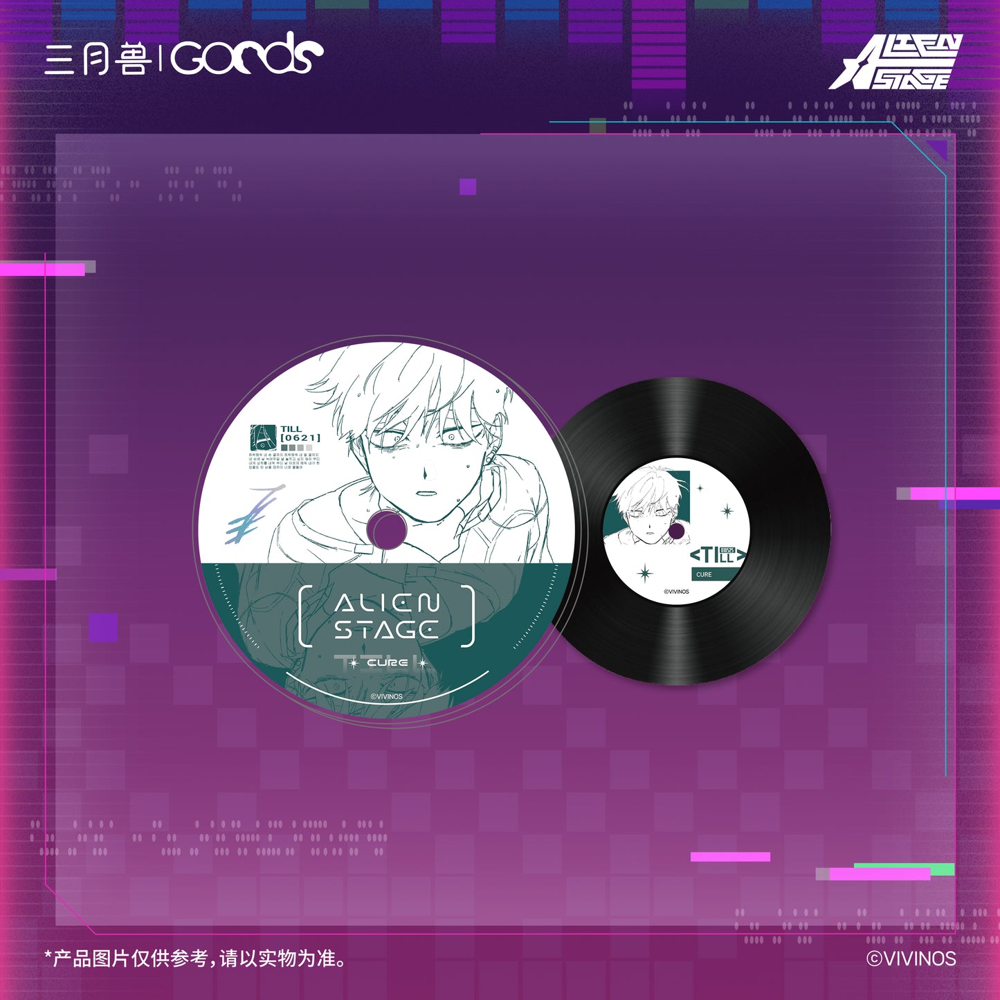 ALIEN STAGE DLC Tragedy On the Stage Character Coaster Set Anime Merch