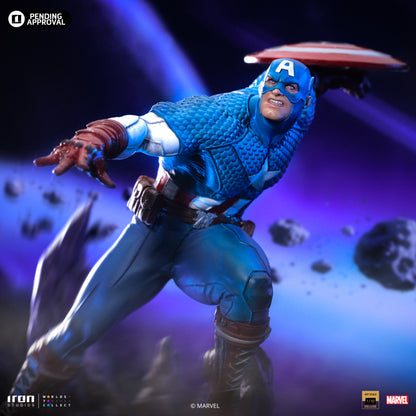 Iron Studios Marvel Captain America Deluxe Art Scale 1/10 Statue