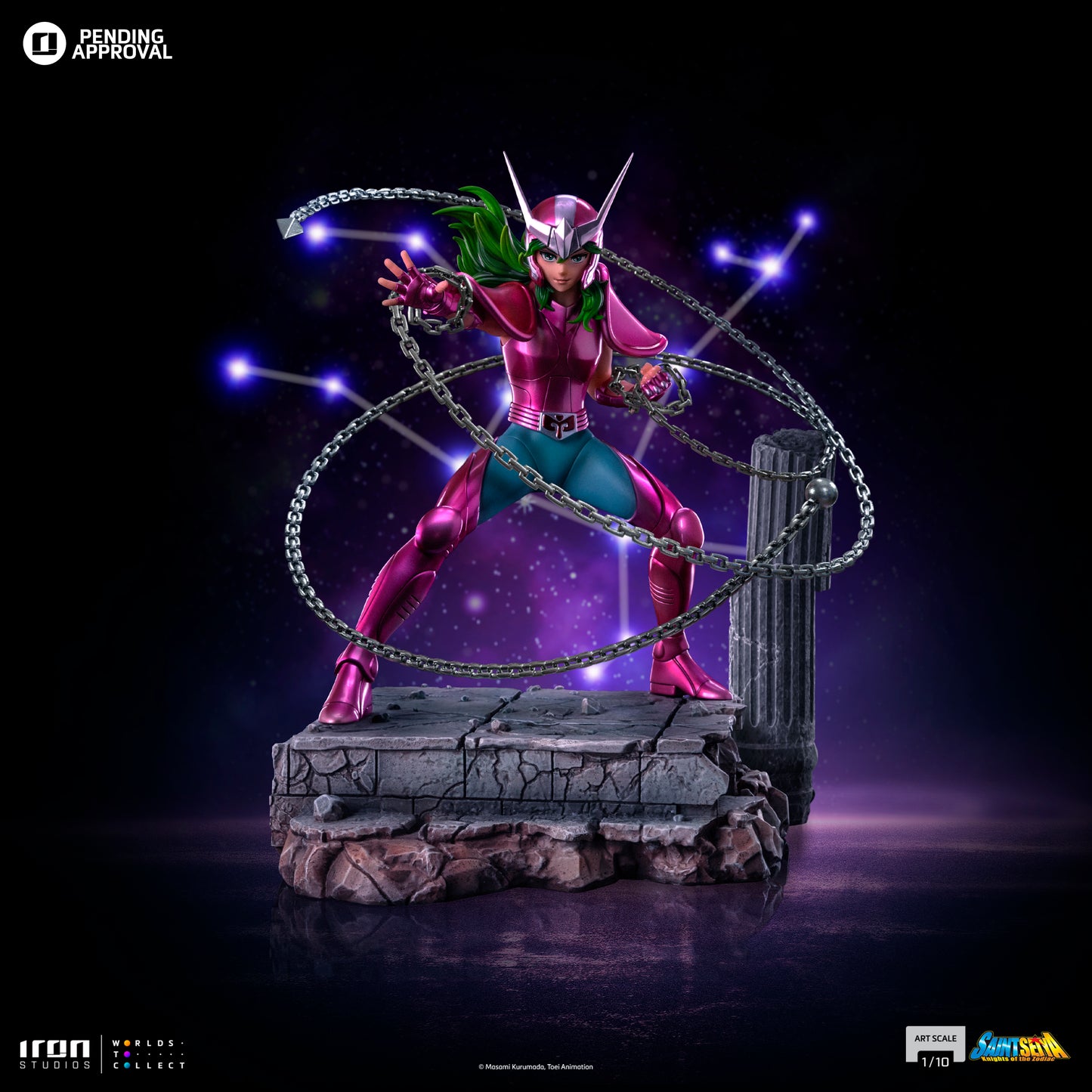 Iron Studios Saint Seiya Andromeda Shun Art Scale 1/10 Statue
