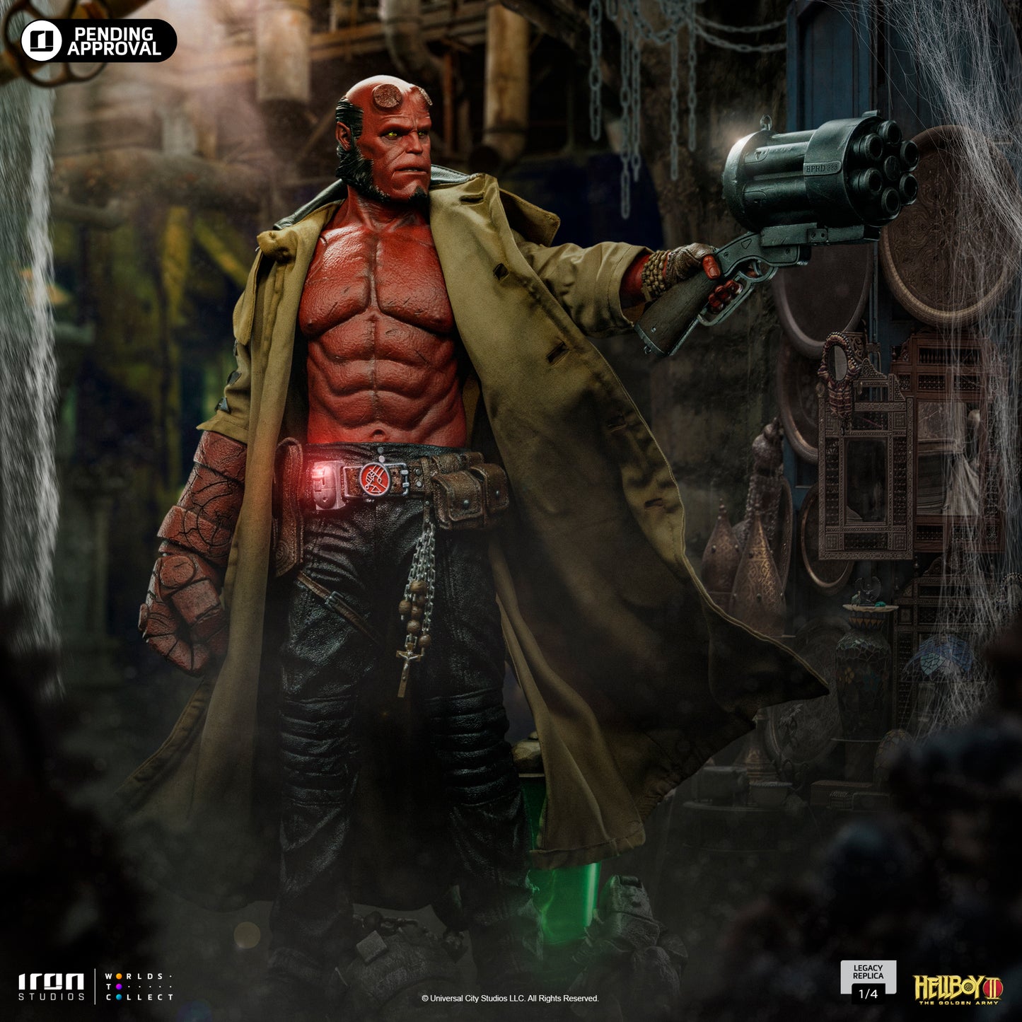 Iron Studios Hellboy Legacy Replica 1/4 Statue