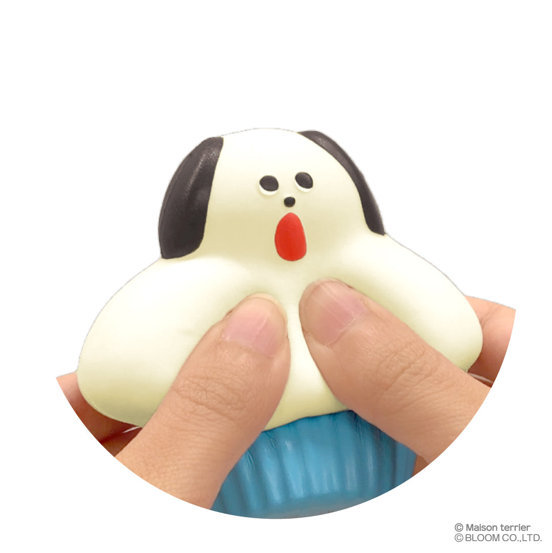 iBloom Squishy Maison Terrier Cupcake Dog Squishy Kawaii Soft Scented Slow Rising Stress Relief