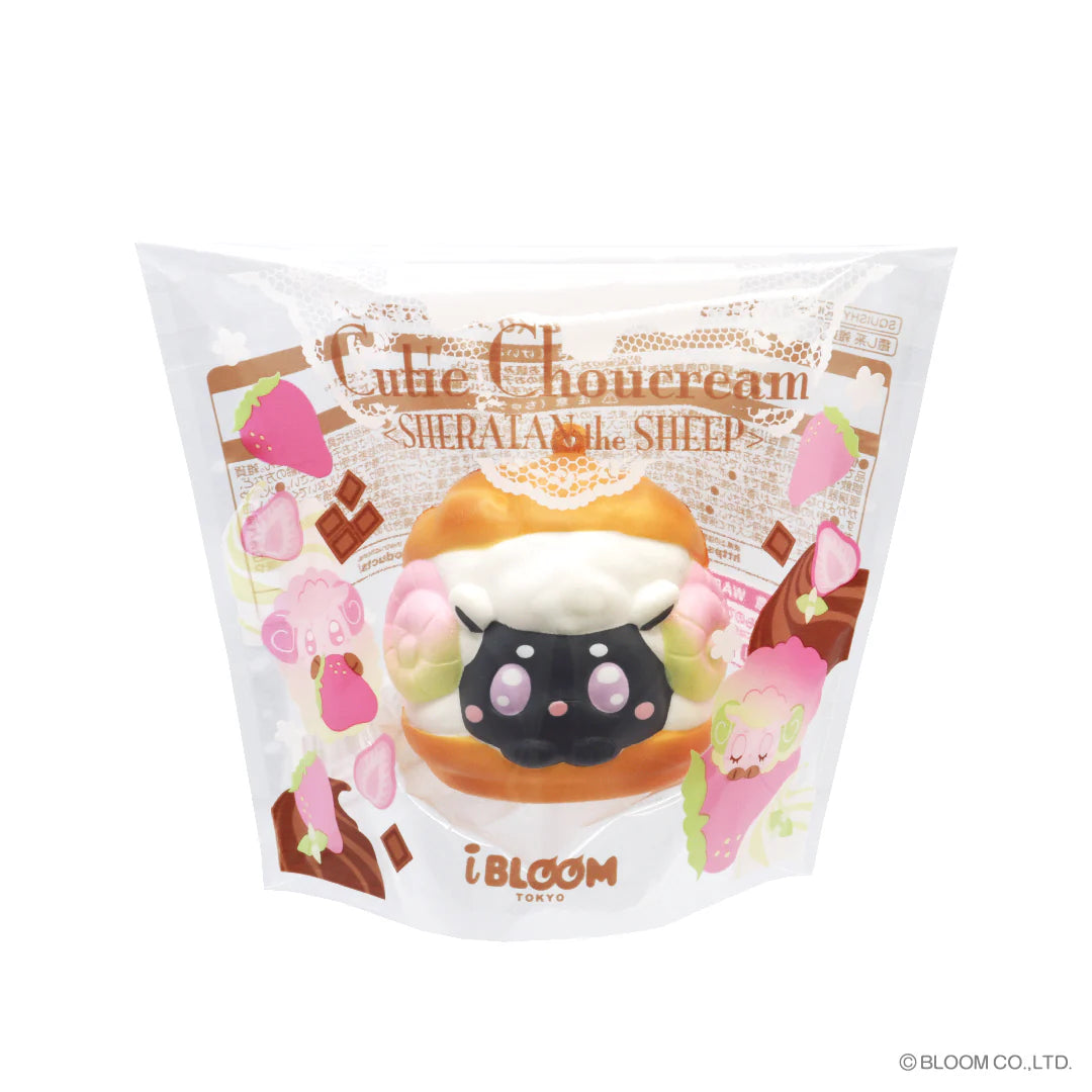 iBloom Squishy Cutie Chou à la Crème Sheratan the Sheep Kawaii Soft Scented Slow Rising Stress Relief