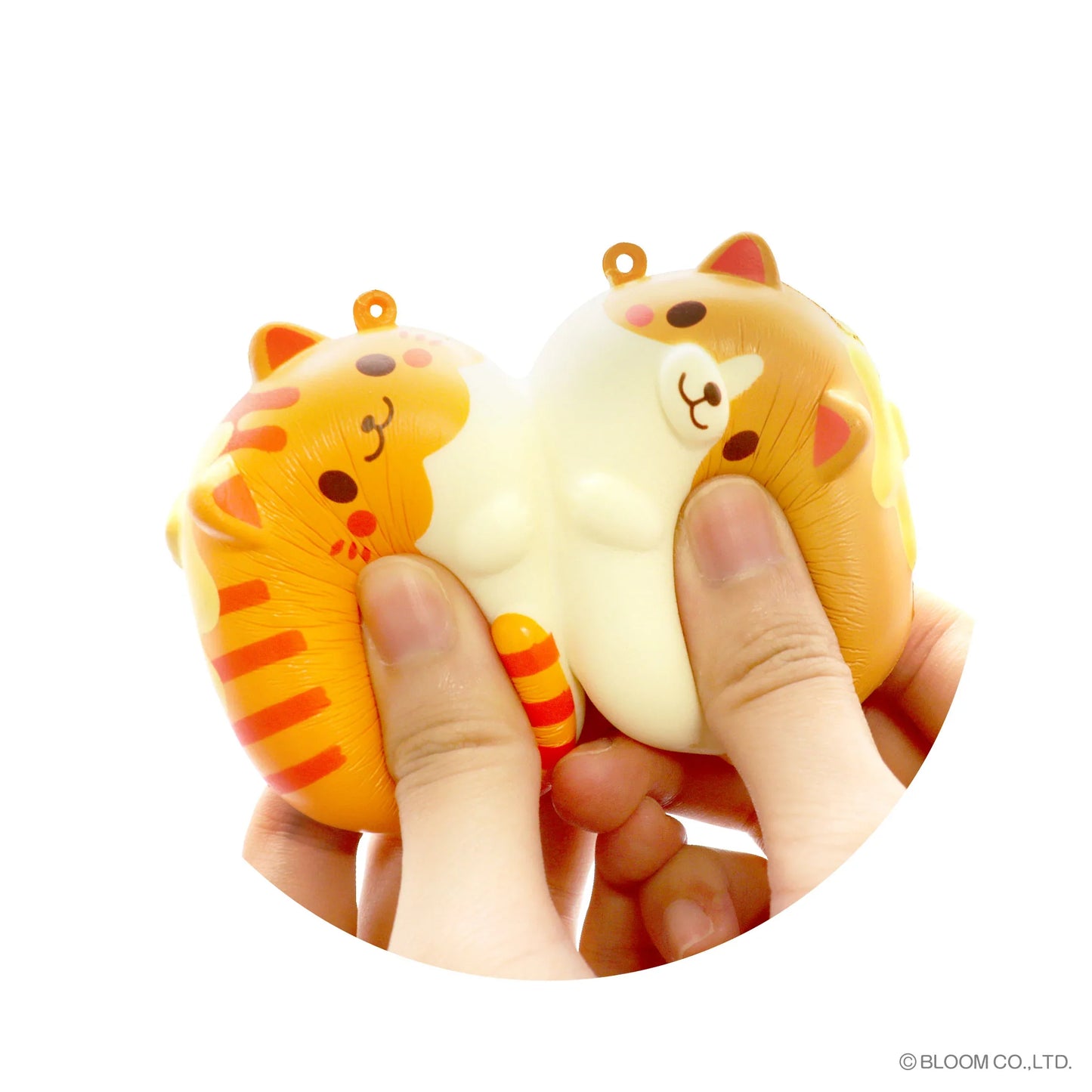 iBloom Squishy Daisuki Wakepan “Nyan Pancake & Wan Pancake” Kawaii Soft Scented Slow Rising Stress Relief
